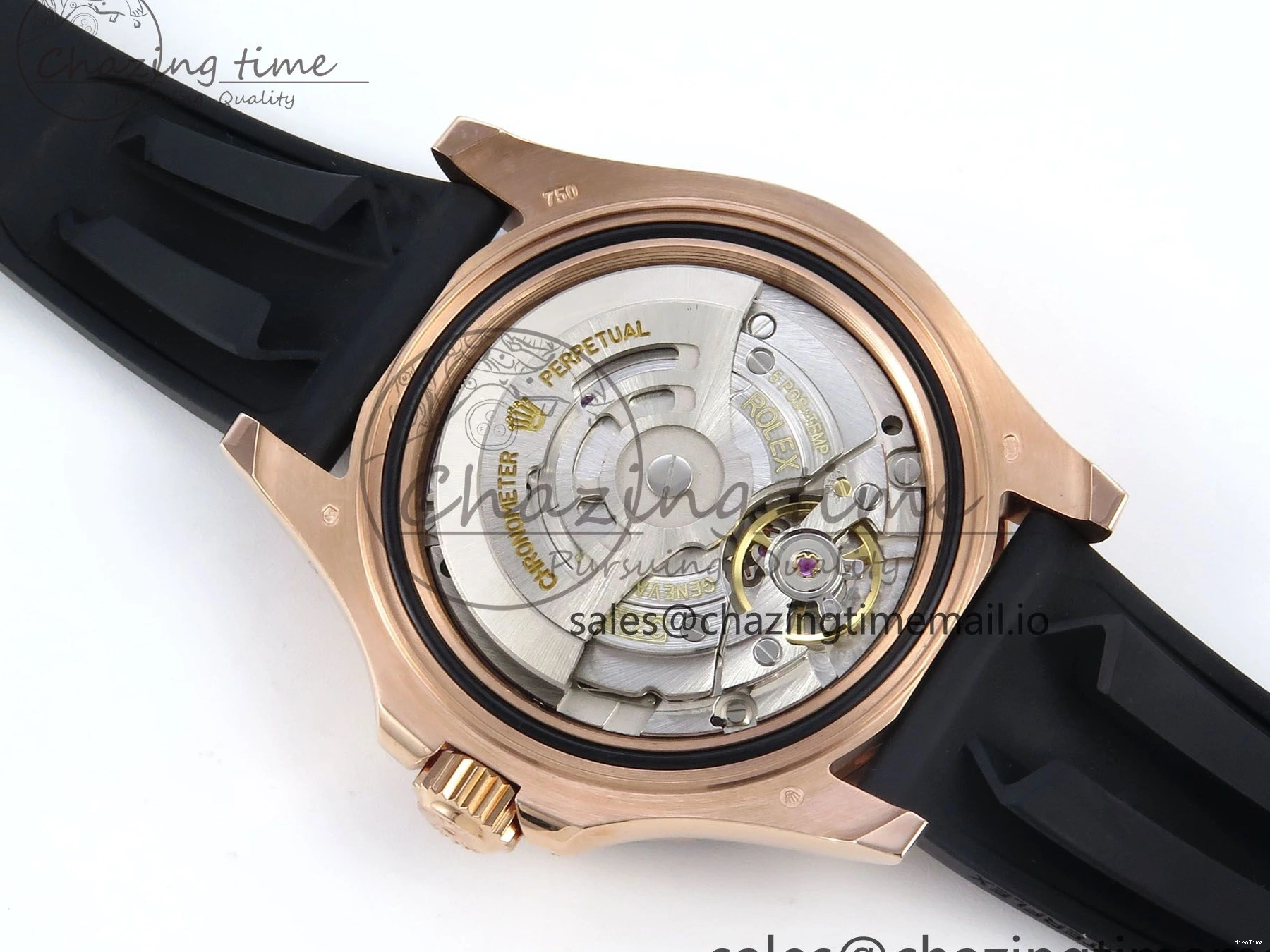 MiroTime 0303 Yacht-Master 40mm 126655 EWEF Best Edition Black Dial on Oysterflex Strap A Sophisticated 787